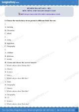 Đề thi giữa kì 1 Tiếng Anh 5 iLearn Smart Start - Đề số 1